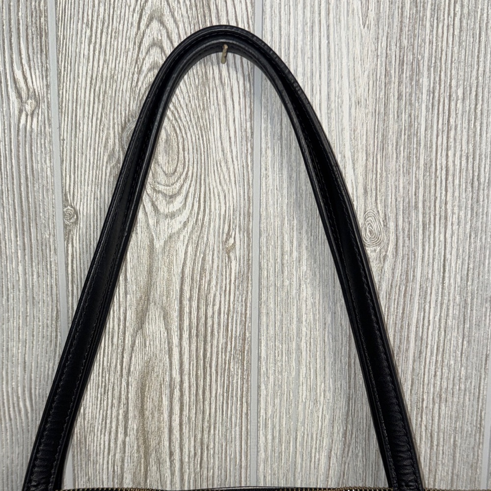 Kate Spade Black and Cream Striped Tote - Picture 4 of 12
